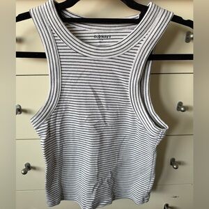 Old Navy striped ribbed tank